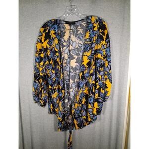 Eloquii‎ Wrap Top Womens 14 Floral Bohemian